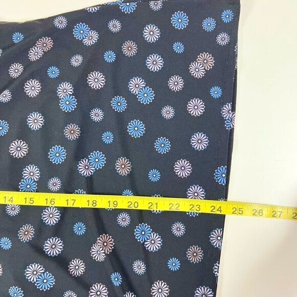 Anne Klein Women Sleeveless Blouse Side Gather Floral Print L - Picture 10 of 10